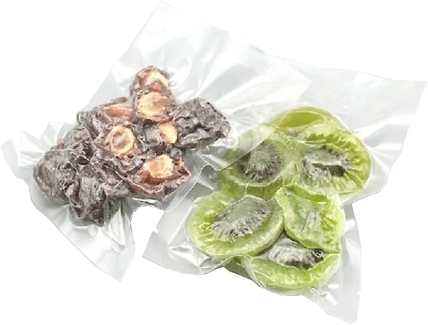 100PCS Clear Food Storage Vacuum Sealable Open Top Bags w/Tear Notches 12x18cm (4.7x7")