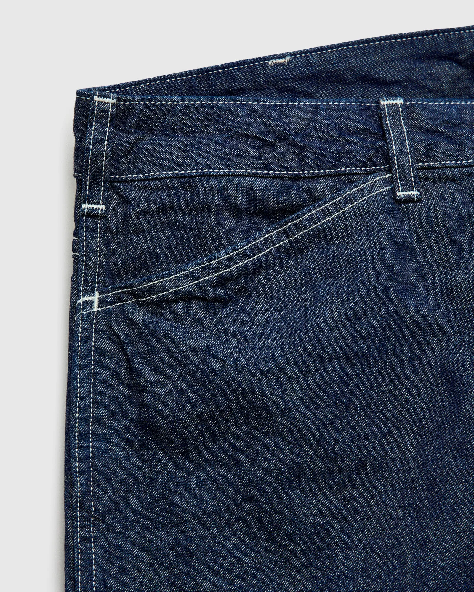 10oz Denim Wide Carpenter Pants in Indigo