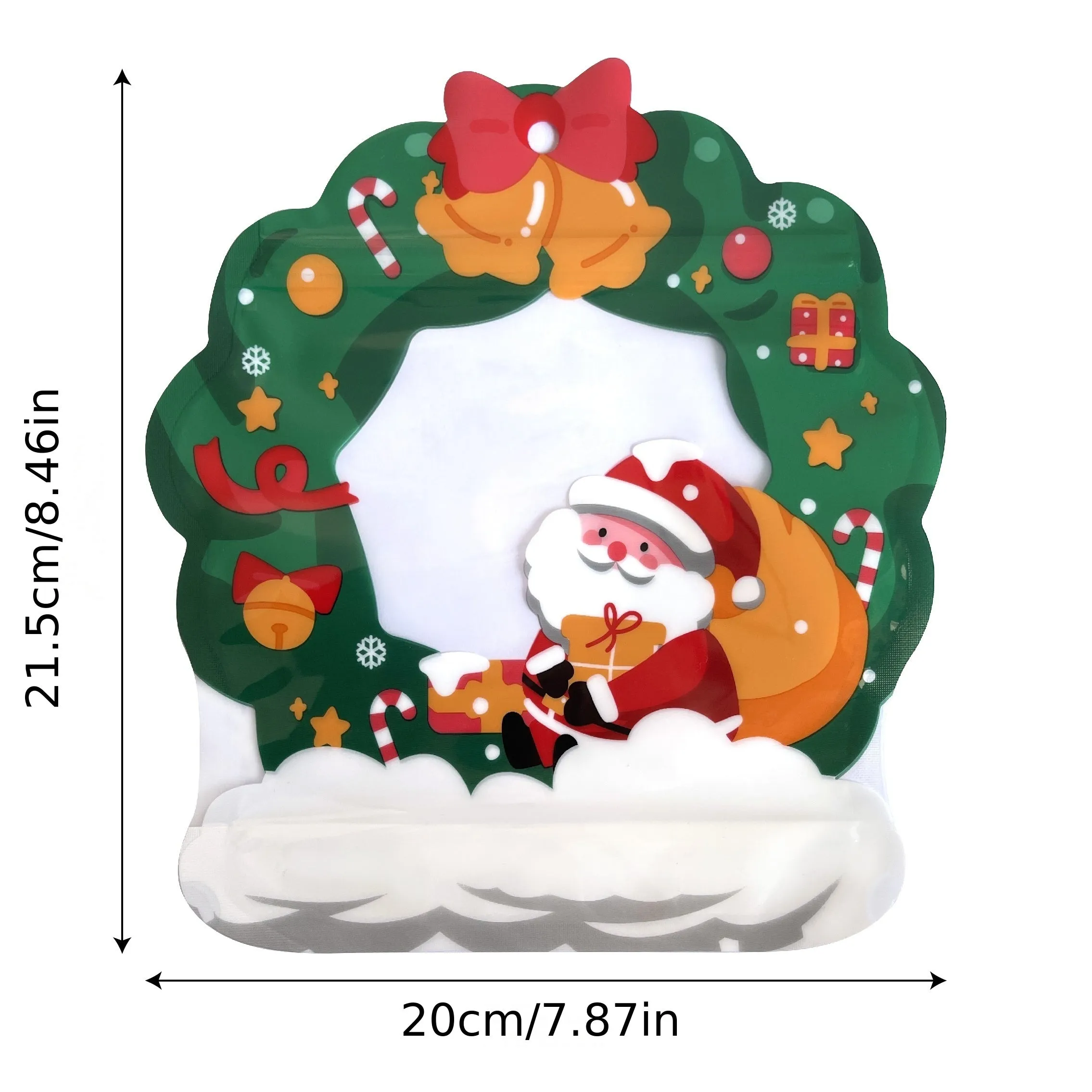10pcs Special Shaped Christmas Gift Bags, Perfect For Birthdays, Parties And Candy Biscuit Chocolate Packaging