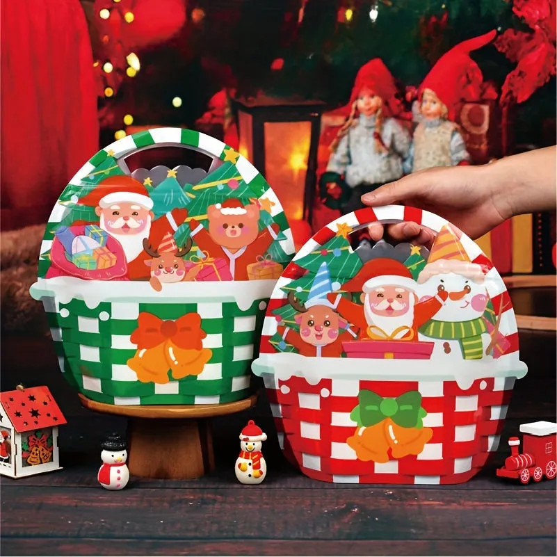 10pcs Special Shaped Christmas Gift Bags, Perfect For Birthdays, Parties And Candy Biscuit Chocolate Packaging