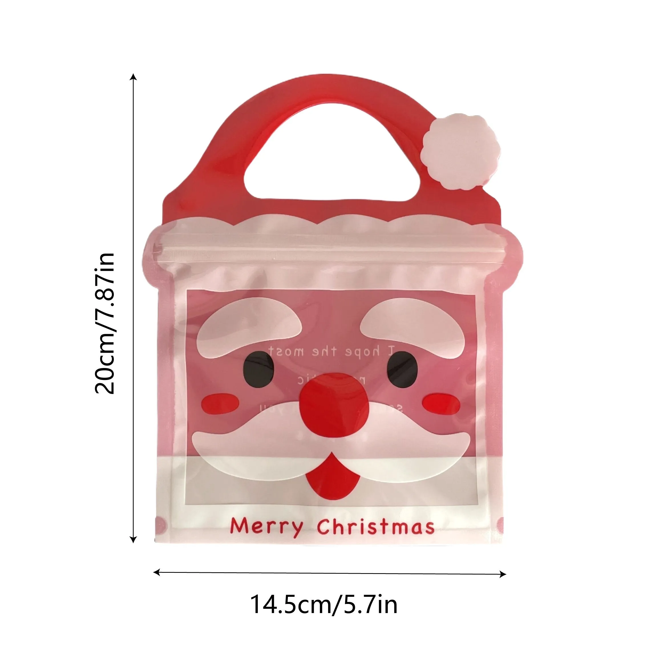 10pcs Special Shaped Christmas Gift Bags, Perfect For Birthdays, Parties And Candy Biscuit Chocolate Packaging