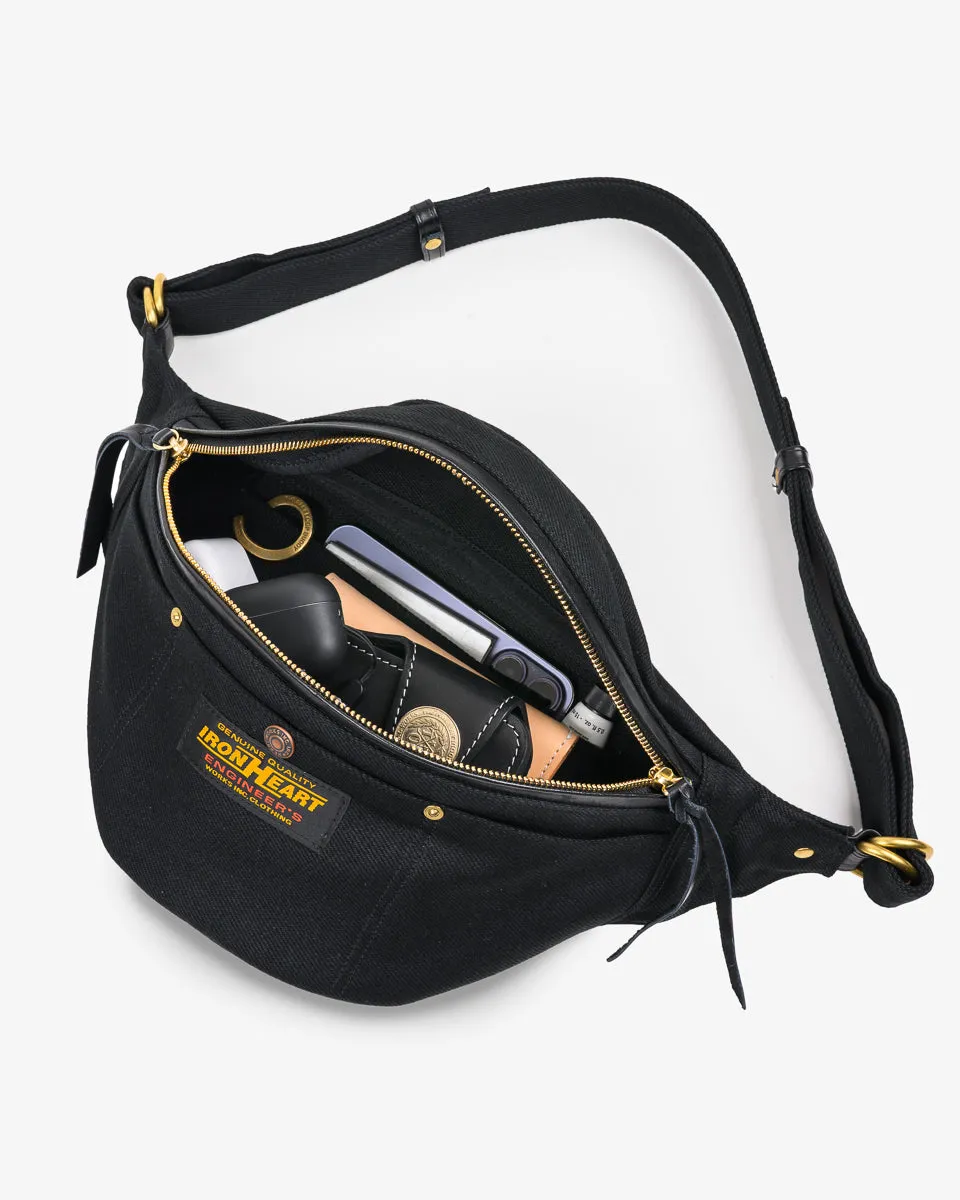 21oz Denim Waist Bag - Superblack Non-Fade