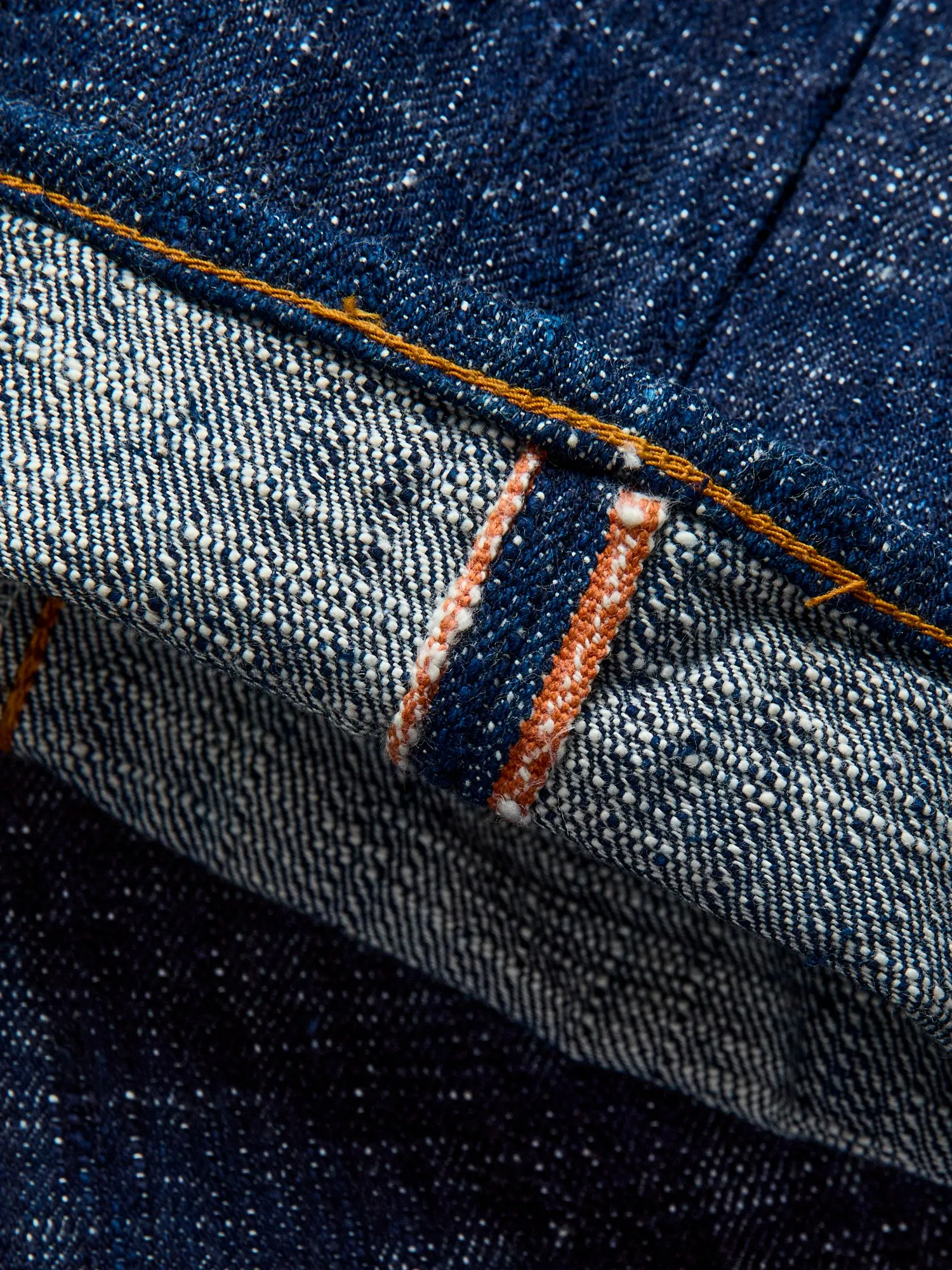 24K7 "Blue Indigo Skein Dyeing" 15oz Kasezome Selvedge Denim - Slim Straight Fit