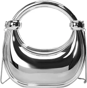 Acrylic Evening Clutch Purse Top-handle Moon Hobo Bag, Elegant Marble Handbag for Wedding Cocktail Party