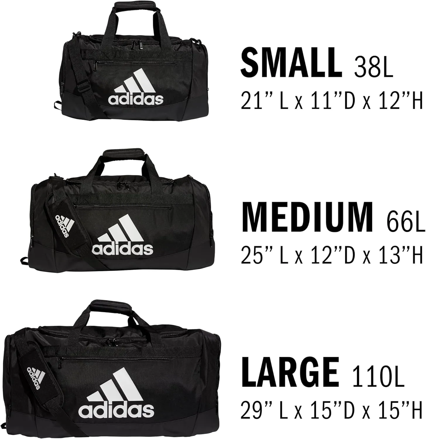 adidas Unisex Defender 4.0 Gym Duffel Bag for Men and Women, Olive Strata Green/Black/Silver Metallic, Medium (66L)