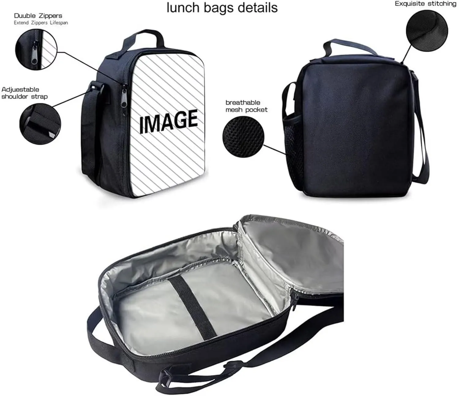 African Boy Backpack With Lunch Box for Kids 7-10/10-12 Years Old Basketball School Bag Elementary Middle High Student Bookbag Lunch Bag Pencil Case Girls 17 Inch Back Pack Afro American