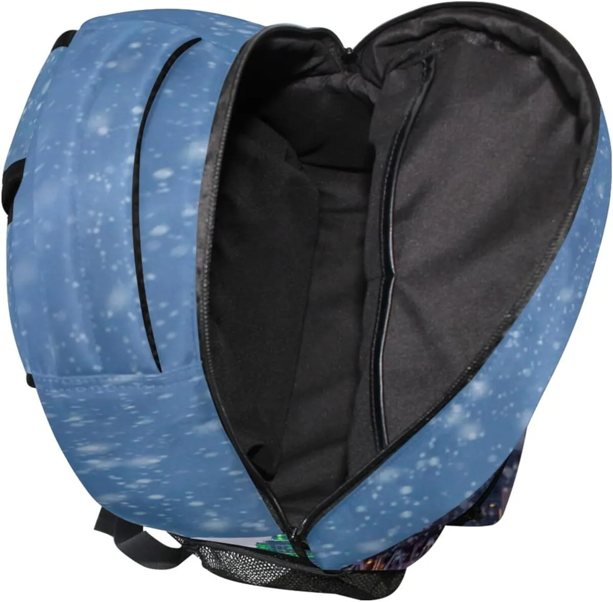 ALAZA Snow Falling Down in New York City Unisex Schoolbag Travel Laptop Bags Casual Daypack Book Bag