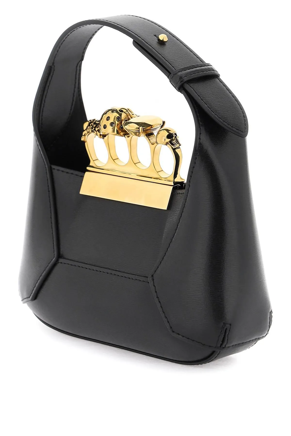 Alexander Mcqueen The Jewelled Hobo Mini Bag