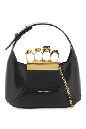 Alexander Mcqueen The Jewelled Hobo Mini Bag