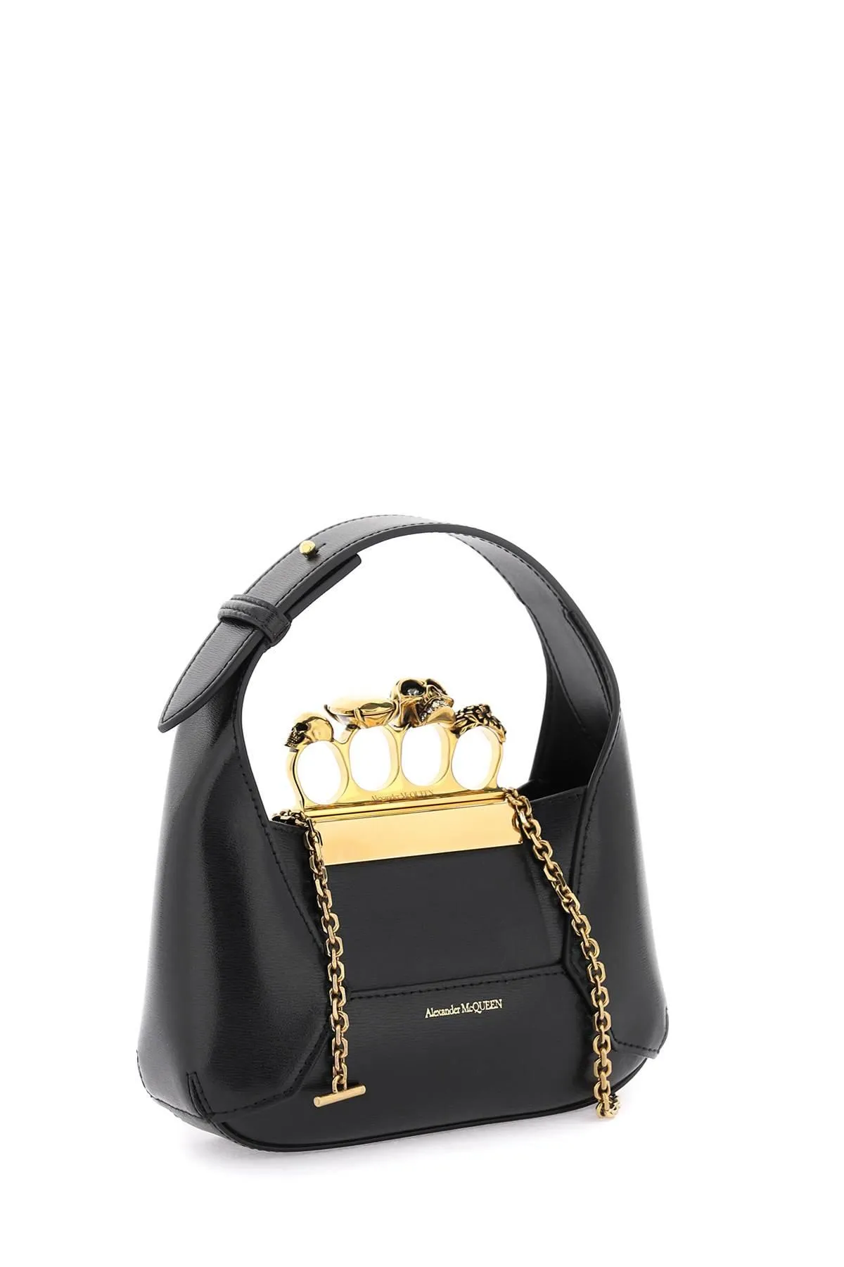 Alexander Mcqueen The Jewelled Hobo Mini Bag