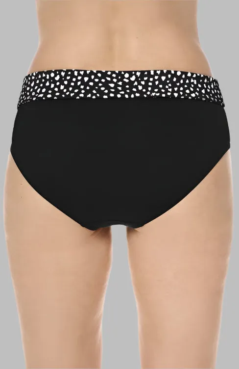 Amoena Manila High-Waist Bikini Bottoms - Black - 71659