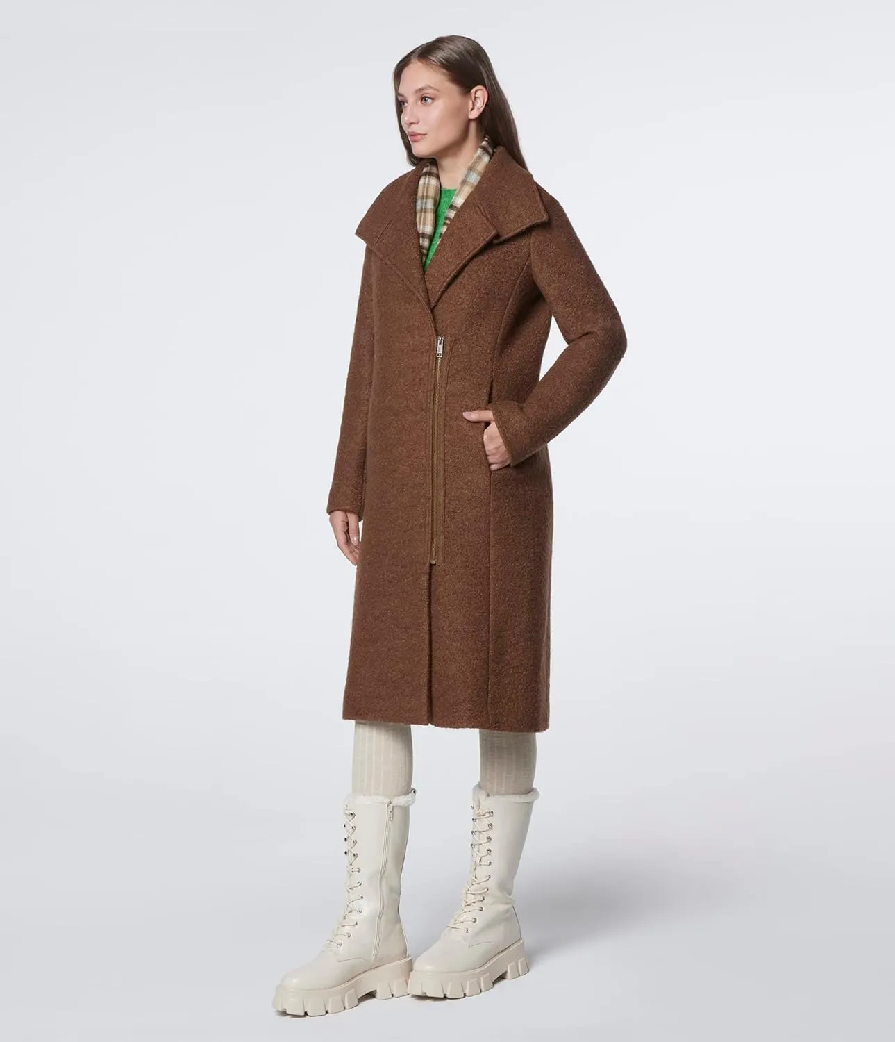 Andrew Marc Women's Geller Textured Wool Coat