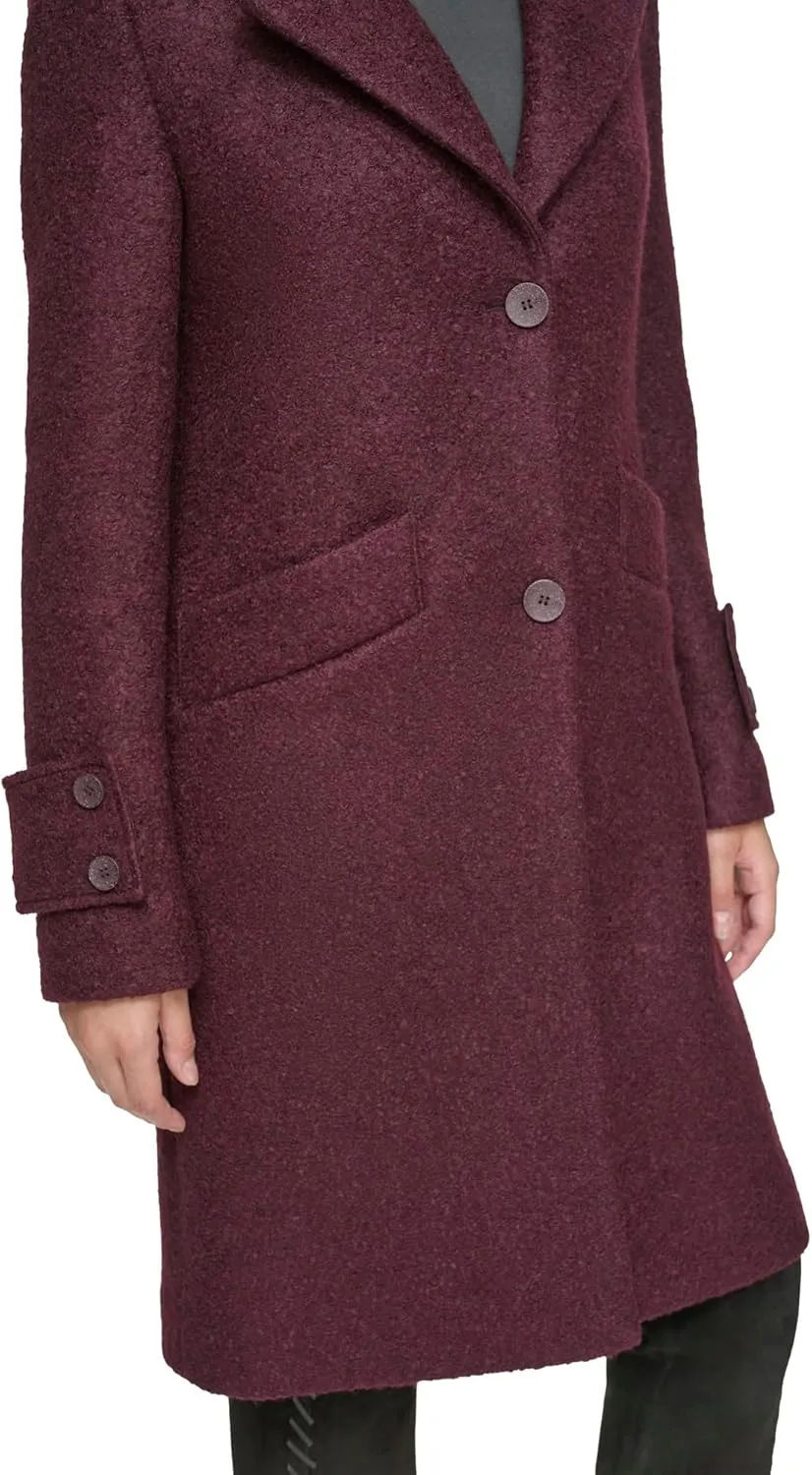 Andrew Marc Women's Wool Regine Slim Coat