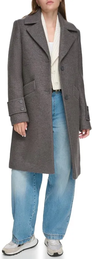 Andrew Marc Women's Wool Regine Slim Coat