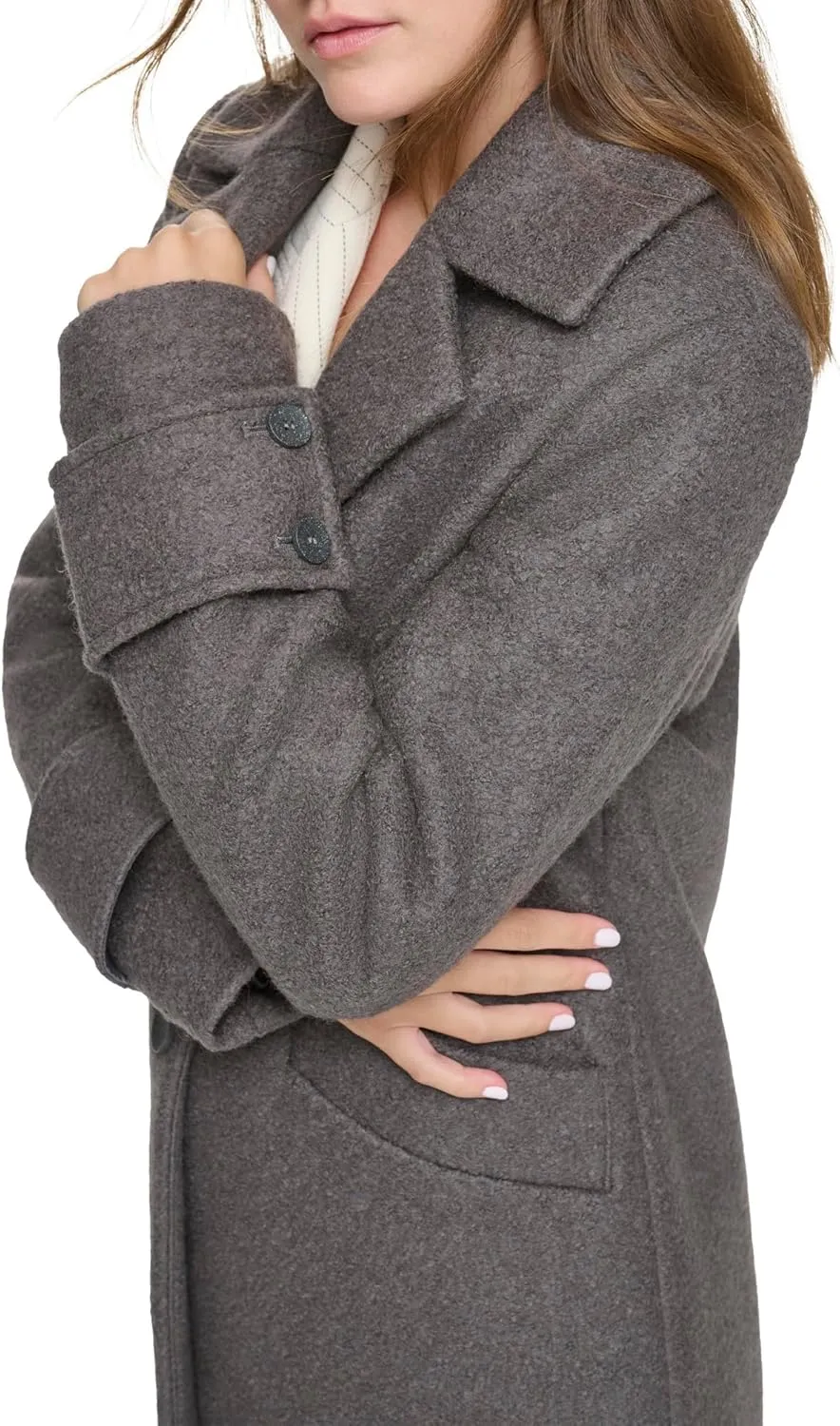 Andrew Marc Women's Wool Regine Slim Coat