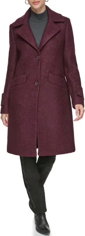 Andrew Marc Women's Wool Regine Slim Coat
