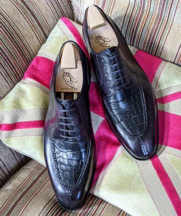 Ascot Kaan - Carbon Calf & Carbon Alligator