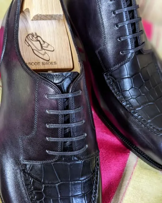 Ascot Kaan - Carbon Calf & Carbon Alligator