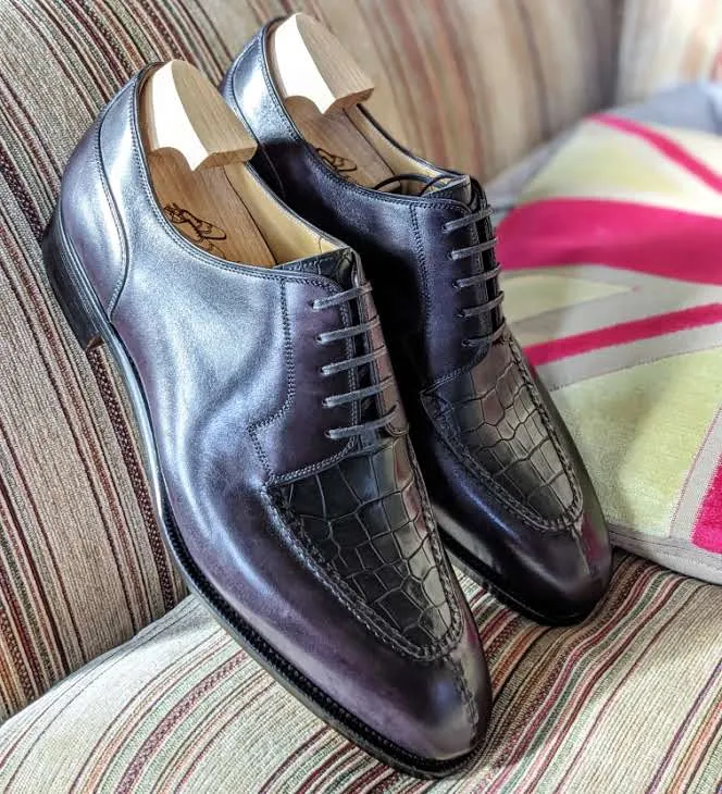 Ascot Kaan - Carbon Calf & Carbon Alligator