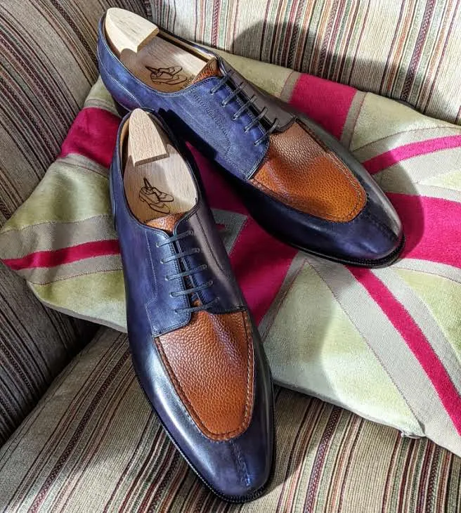 Ascot Kaan - Cognac Scotch Grain & Blue Museum Calf
