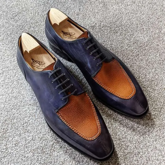 Ascot Kaan - Cognac Scotch Grain & Blue Museum Calf