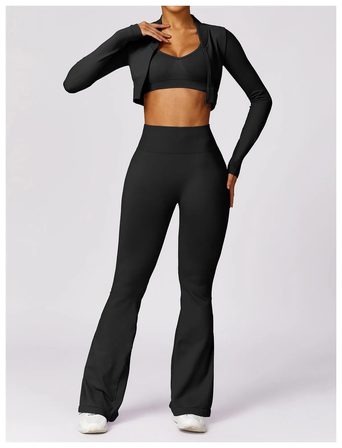 Avery Longsleeve Top & Flared Set