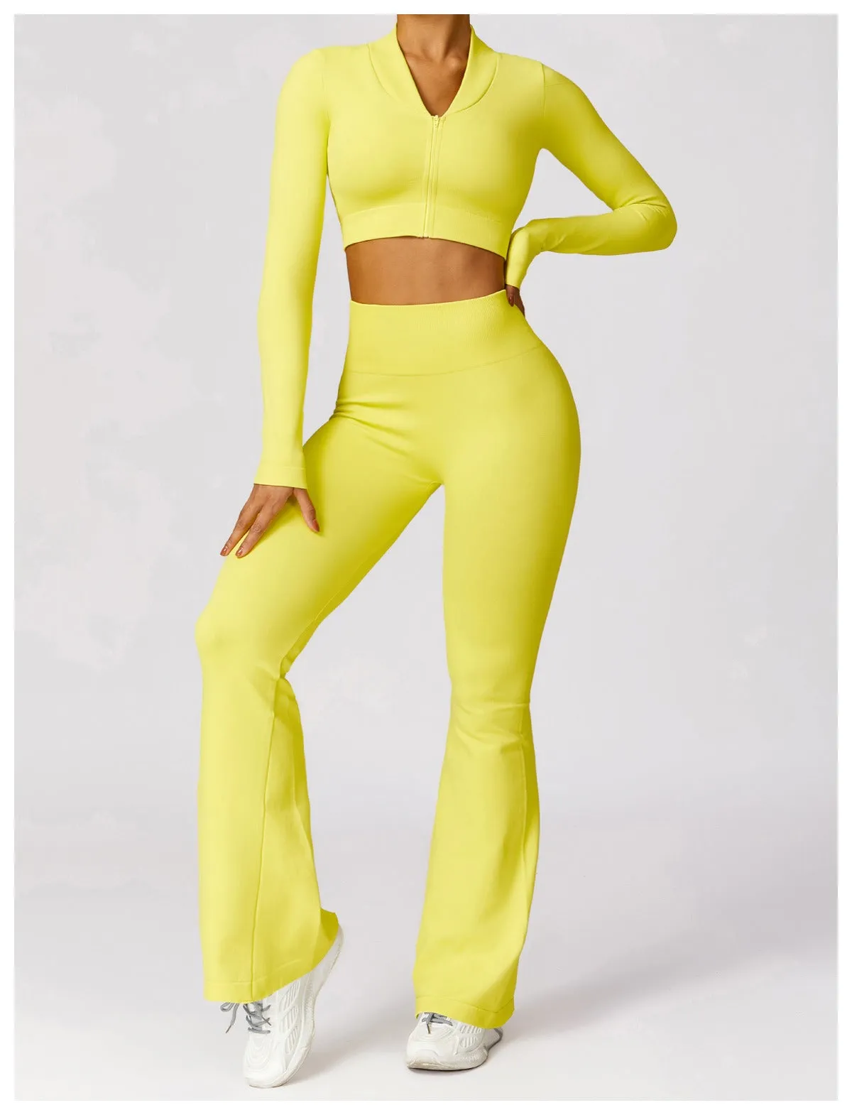 Avery Longsleeve Top & Flared Set