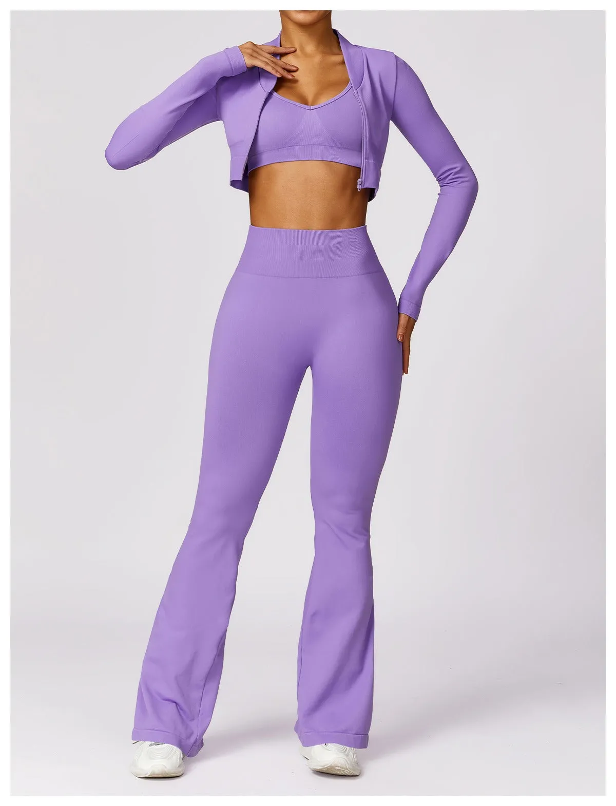 Avery Longsleeve Top & Flared Set