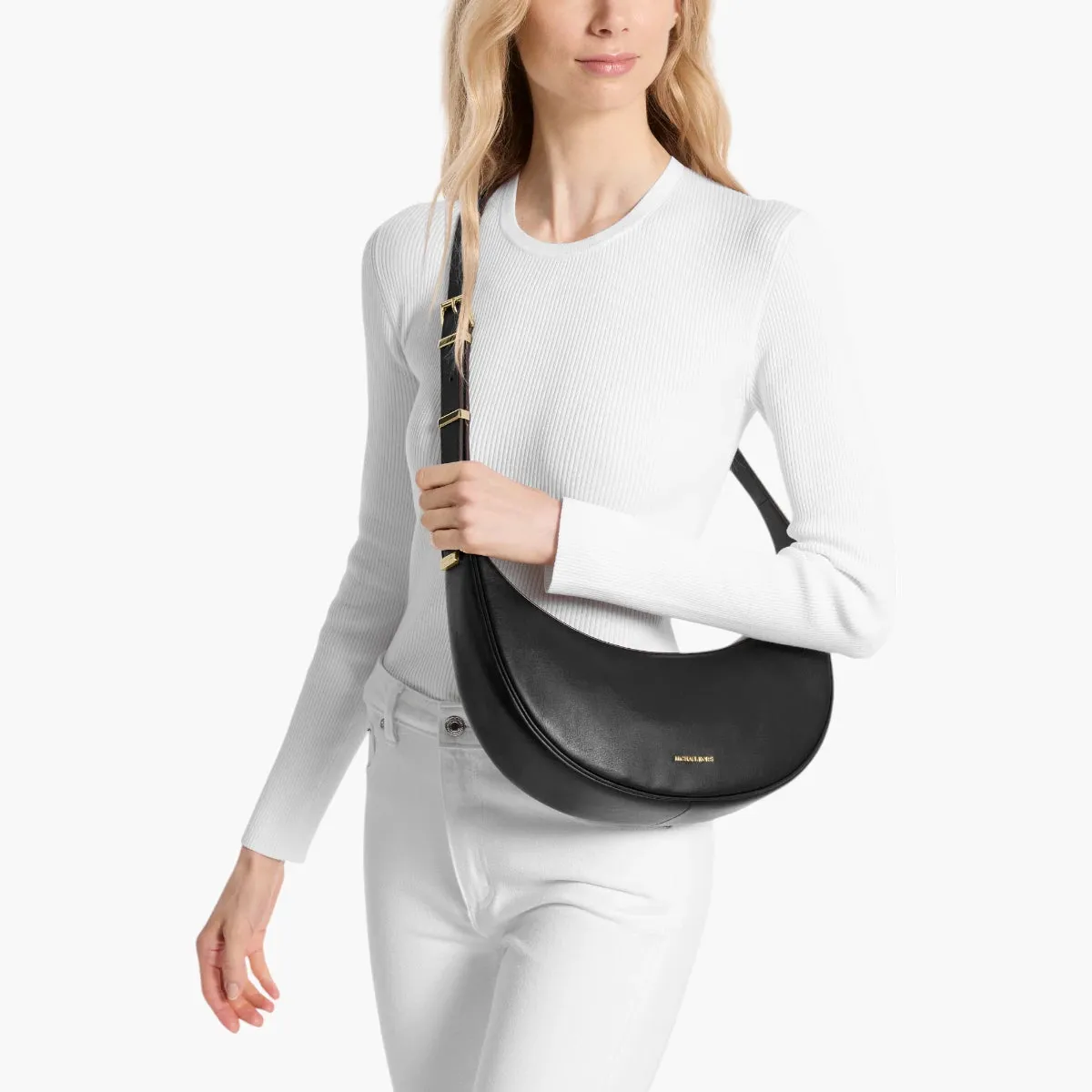Avra Medium Leather Crossbody Bag