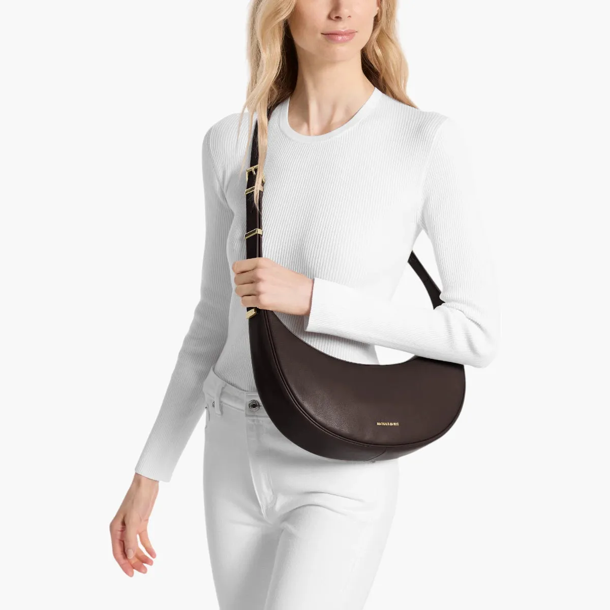 Avra Medium Leather Crossbody Bag