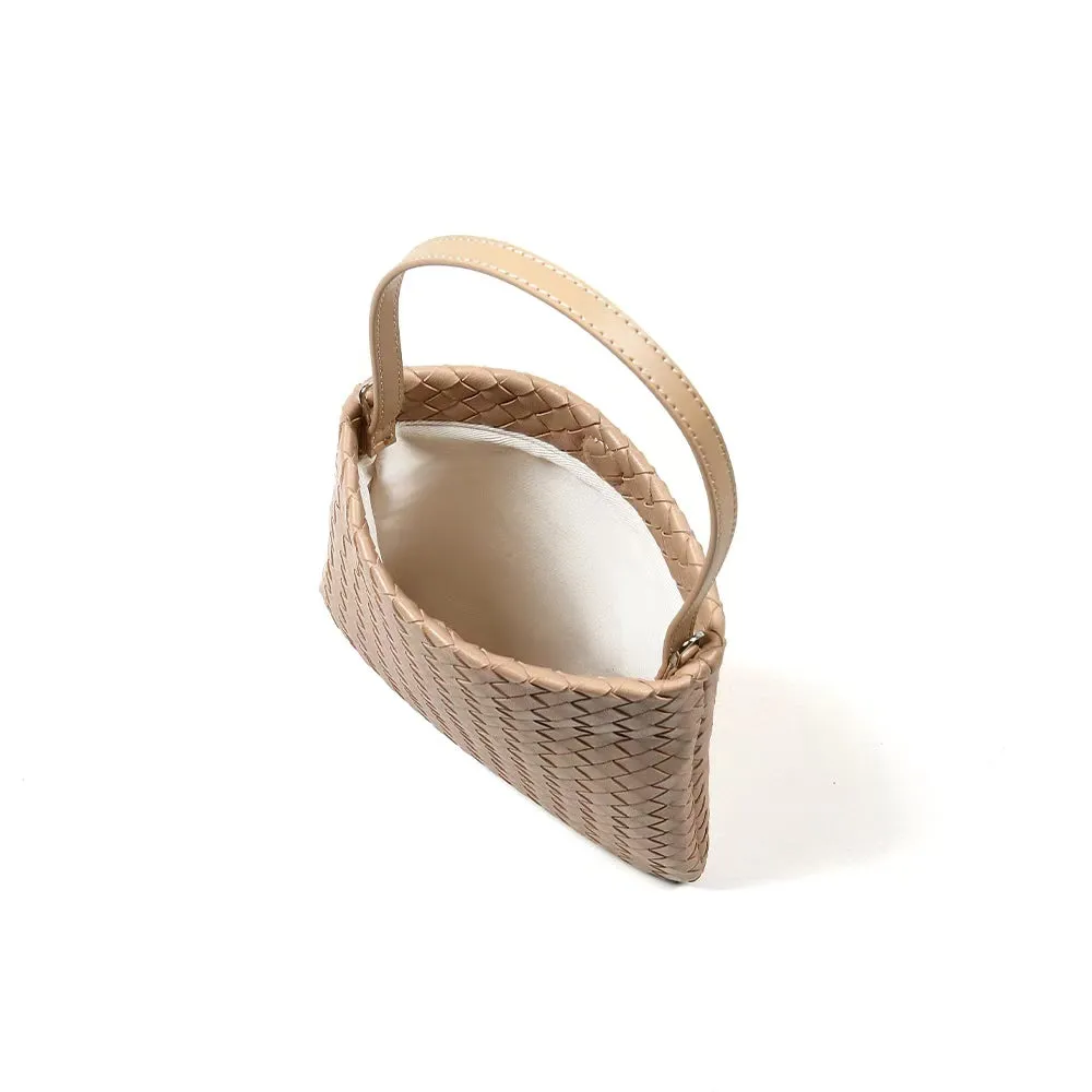 Bag Tote Lattice Woven Futuristic Mini Data-driven