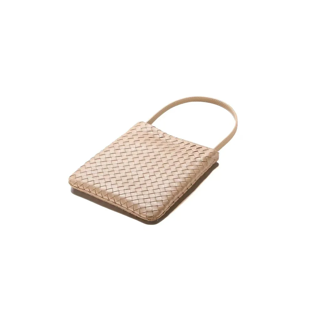 Bag Tote Lattice Woven Futuristic Mini Data-driven