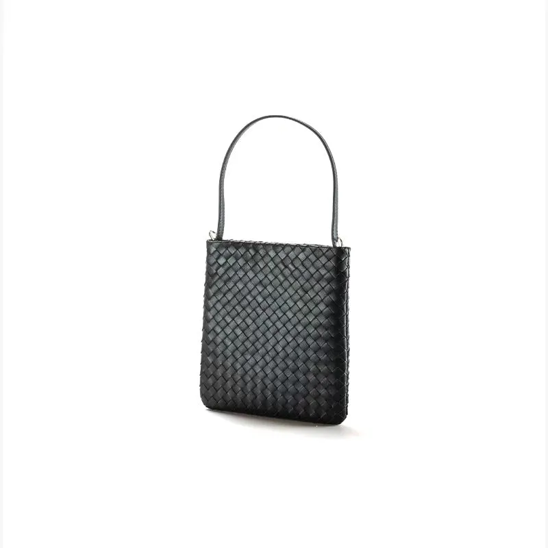 Bag Tote Lattice Woven Futuristic Mini Data-driven
