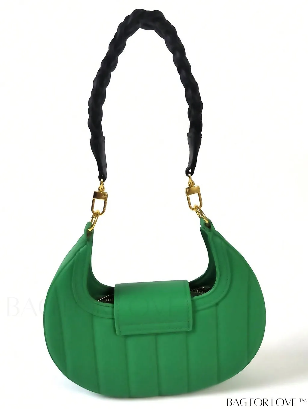BagForLove - Compact Stylish Hobo Bag with Chic Metallic Details