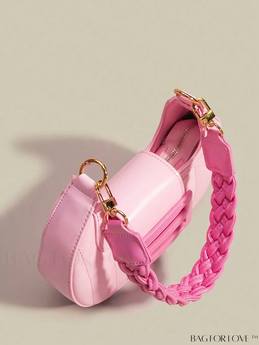 BagForLove - Compact Stylish Hobo Bag with Chic Metallic Details