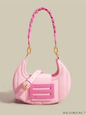 BagForLove - Compact Stylish Hobo Bag with Chic Metallic Details