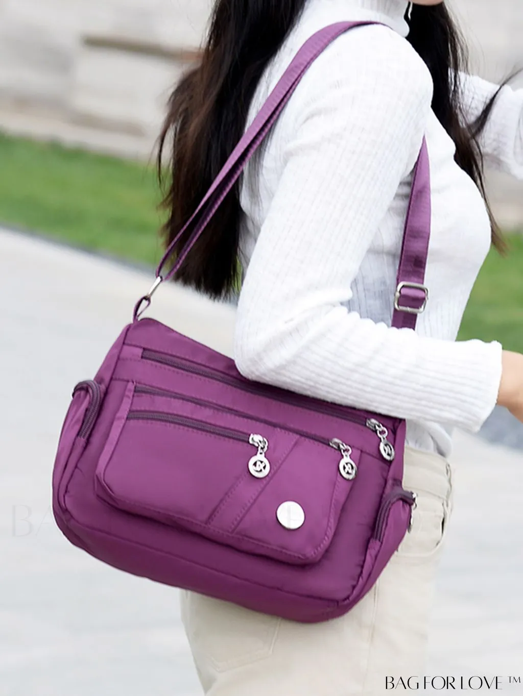 BagForLove - Fashionable and Versatile Womens Crossbody Bag - Waterproof, Multi-Pocketed, Perfect Gift for Mothers