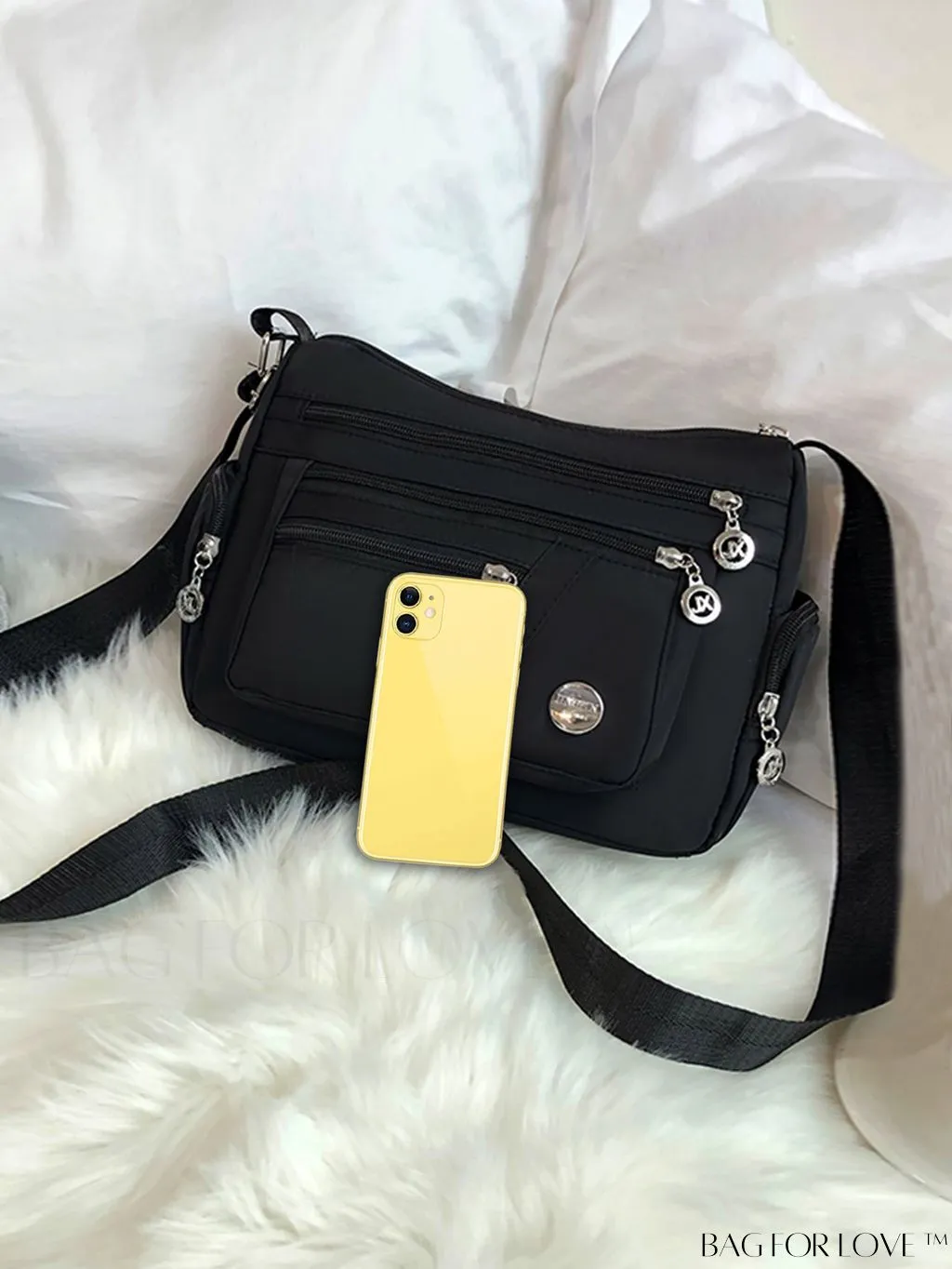 BagForLove - Fashionable and Versatile Womens Crossbody Bag - Waterproof, Multi-Pocketed, Perfect Gift for Mothers