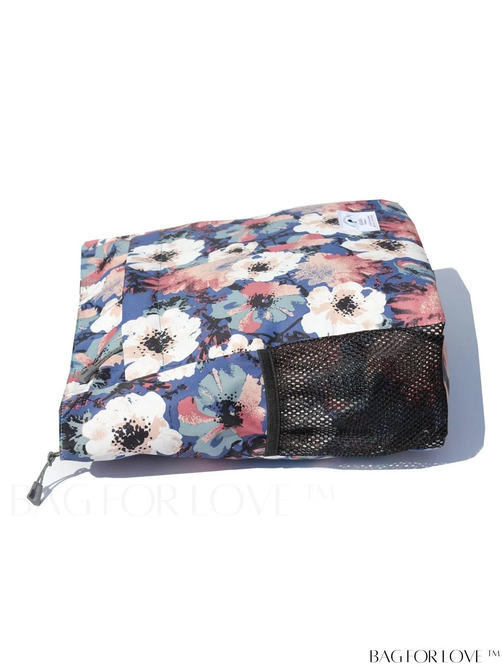 BagForLove - Water-Resistant Floral Tote Bag: Multi-Pocketed Shoulder Bag for Gym, Work, Picnics, Yoga, Travel, Beach & More
