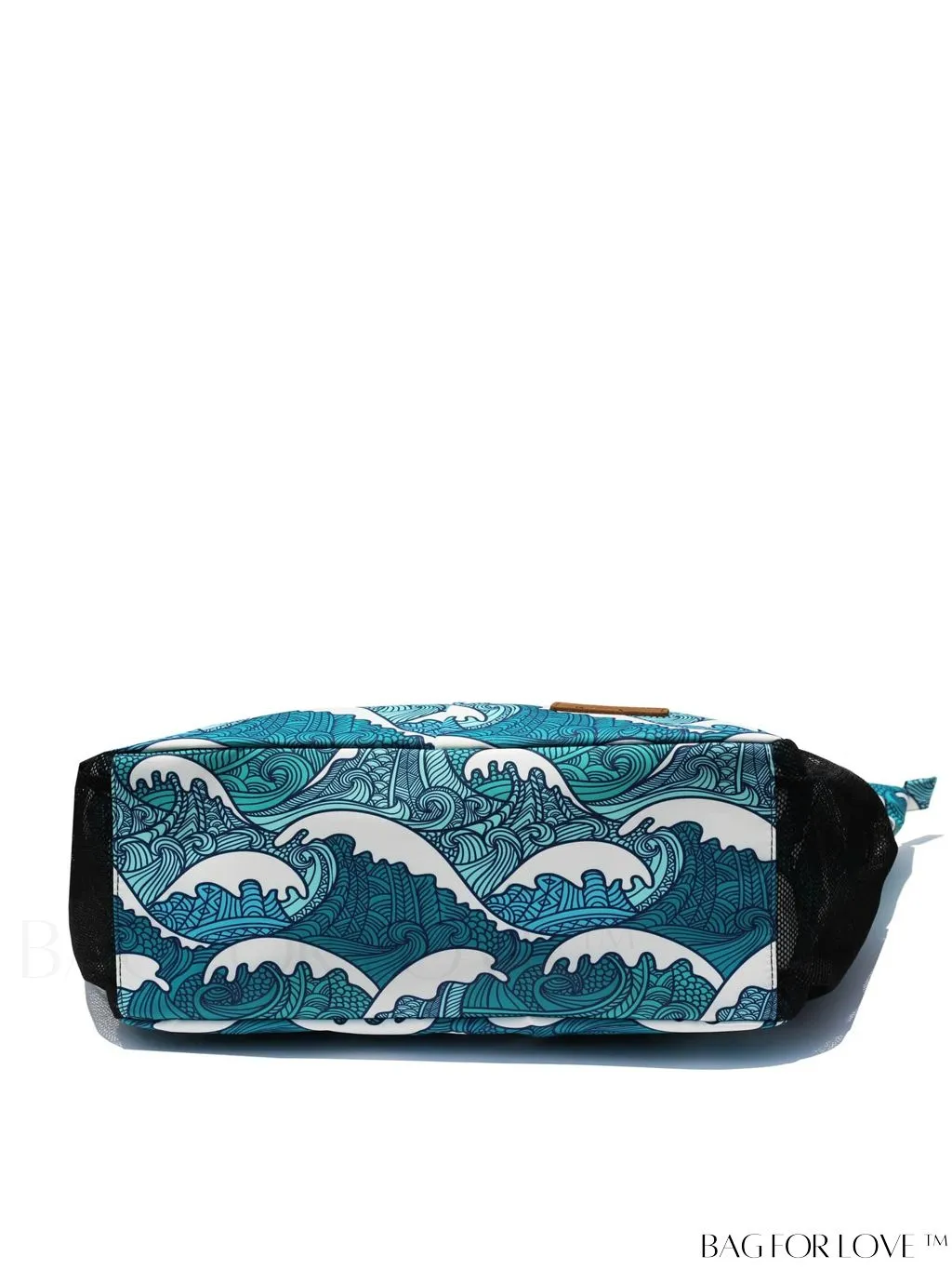 BagForLove - Water-Resistant Floral Tote Bag: Multi-Pocketed Shoulder Bag for Gym, Work, Picnics, Yoga, Travel, Beach & More