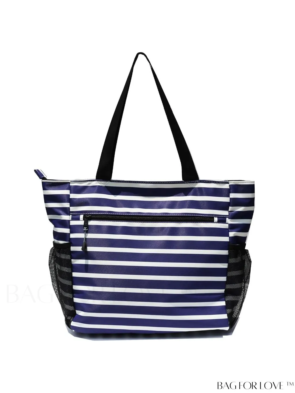 BagForLove - Water-Resistant Floral Tote Bag: Multi-Pocketed Shoulder Bag for Gym, Work, Picnics, Yoga, Travel, Beach & More