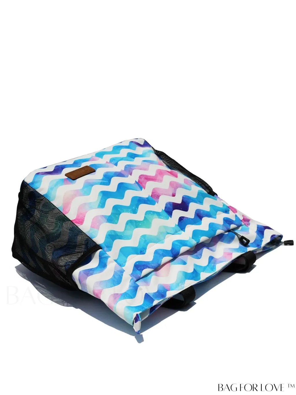 BagForLove - Water-Resistant Floral Tote Bag: Multi-Pocketed Shoulder Bag for Gym, Work, Picnics, Yoga, Travel, Beach & More