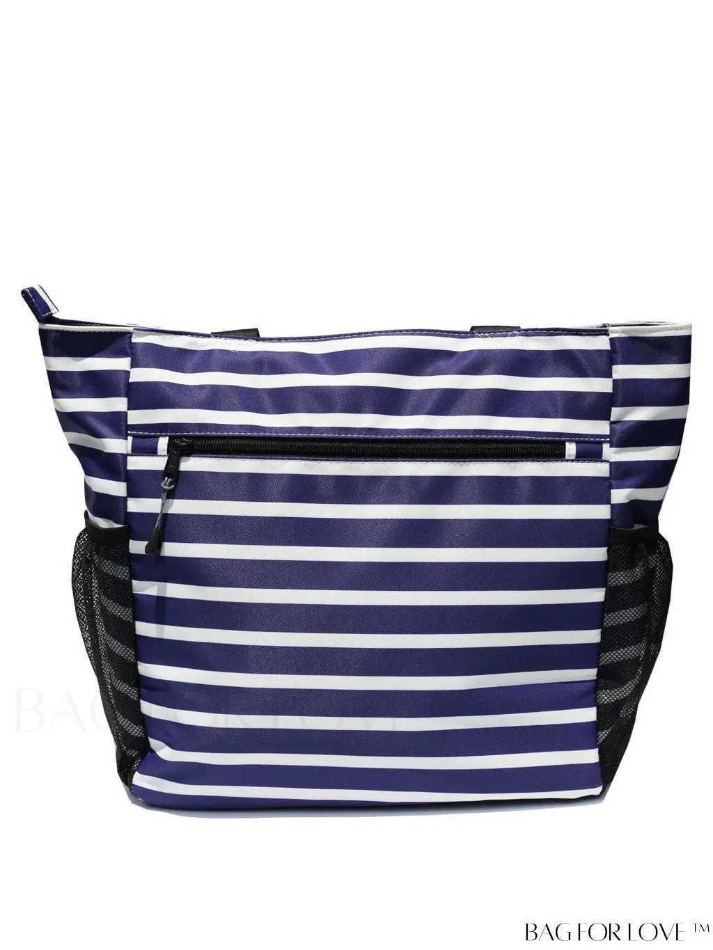 BagForLove - Water-Resistant Floral Tote Bag: Multi-Pocketed Shoulder Bag for Gym, Work, Picnics, Yoga, Travel, Beach & More