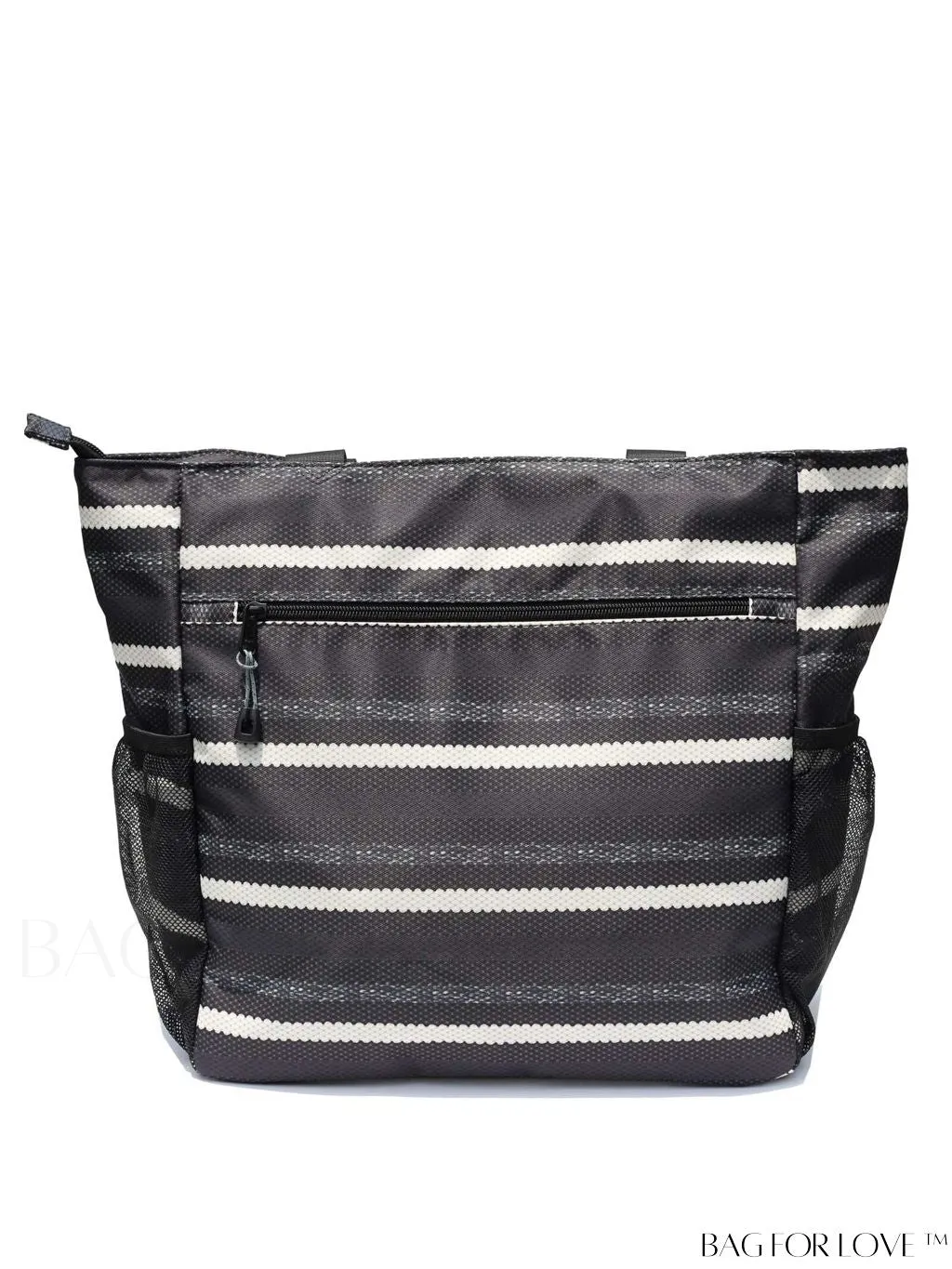 BagForLove - Water-Resistant Floral Tote Bag: Multi-Pocketed Shoulder Bag for Gym, Work, Picnics, Yoga, Travel, Beach & More