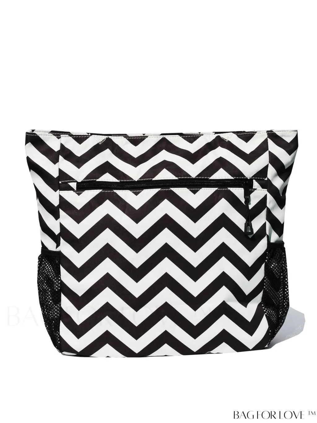 BagForLove - Water-Resistant Floral Tote Bag: Multi-Pocketed Shoulder Bag for Gym, Work, Picnics, Yoga, Travel, Beach & More