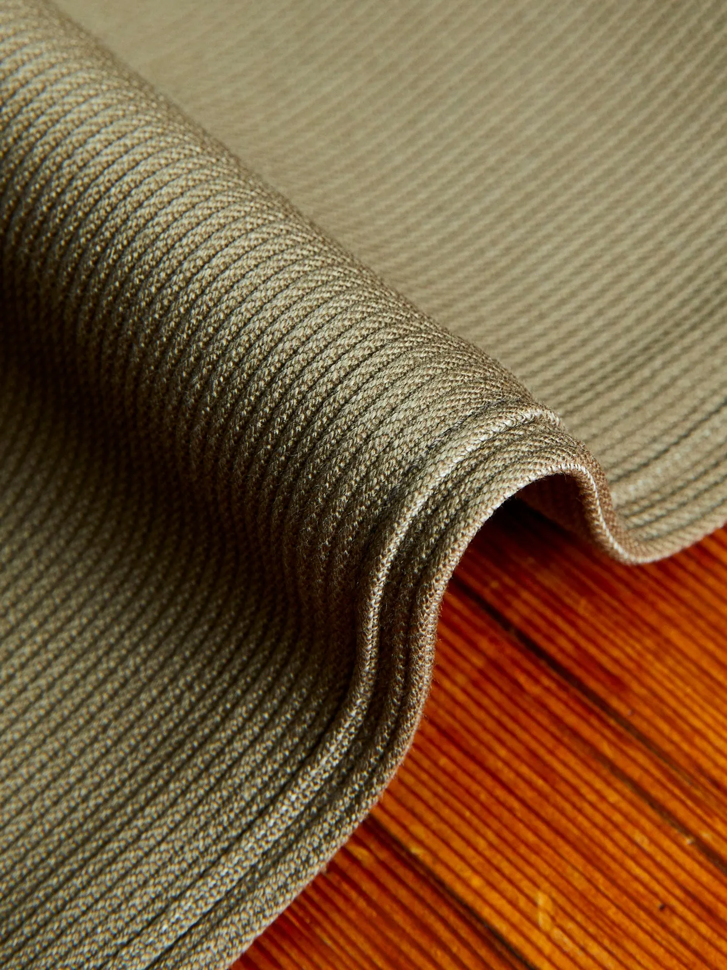 Bedford Cord Five Pocket Trousers in Faded Olive