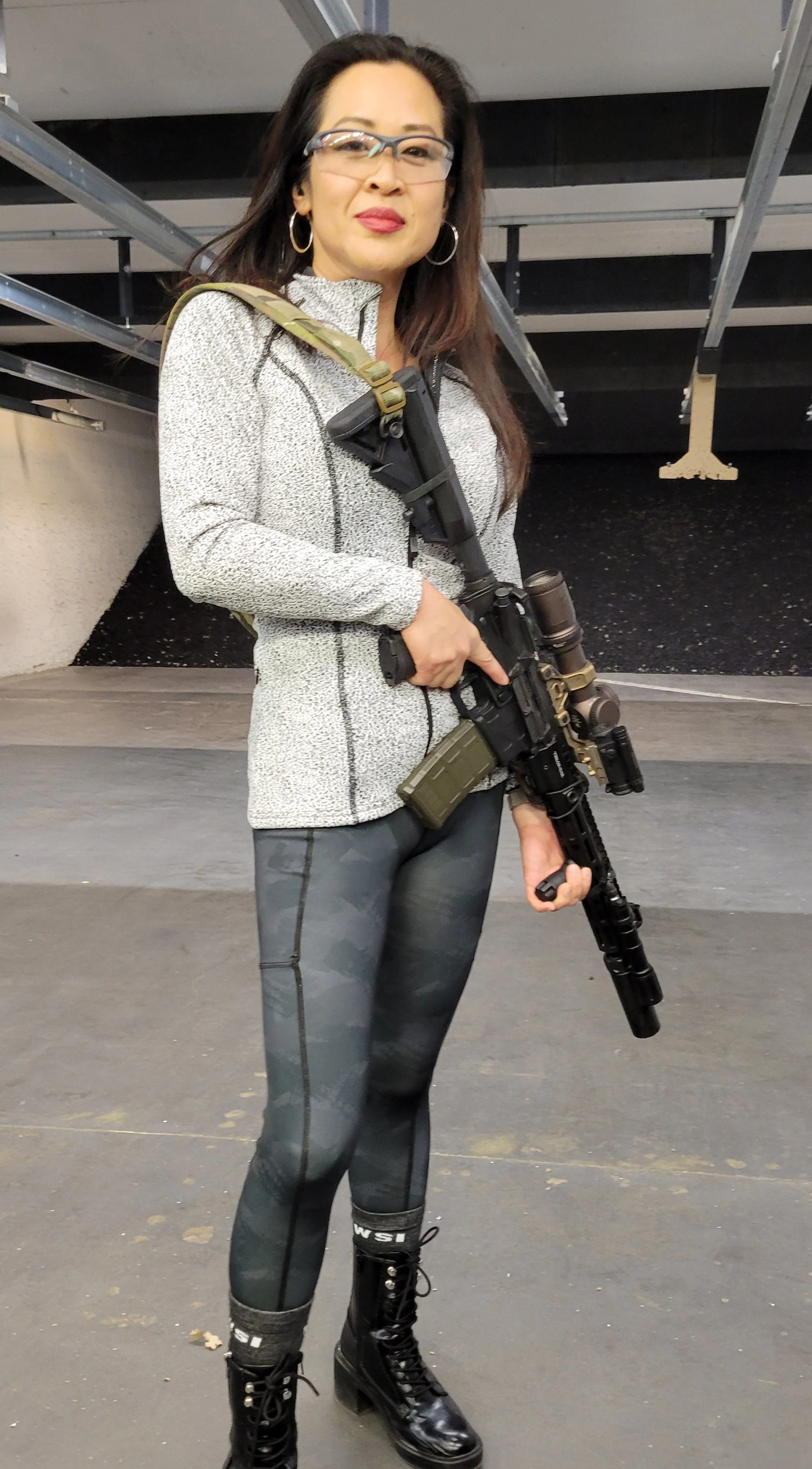 Blackout Camo Pocketed Legging