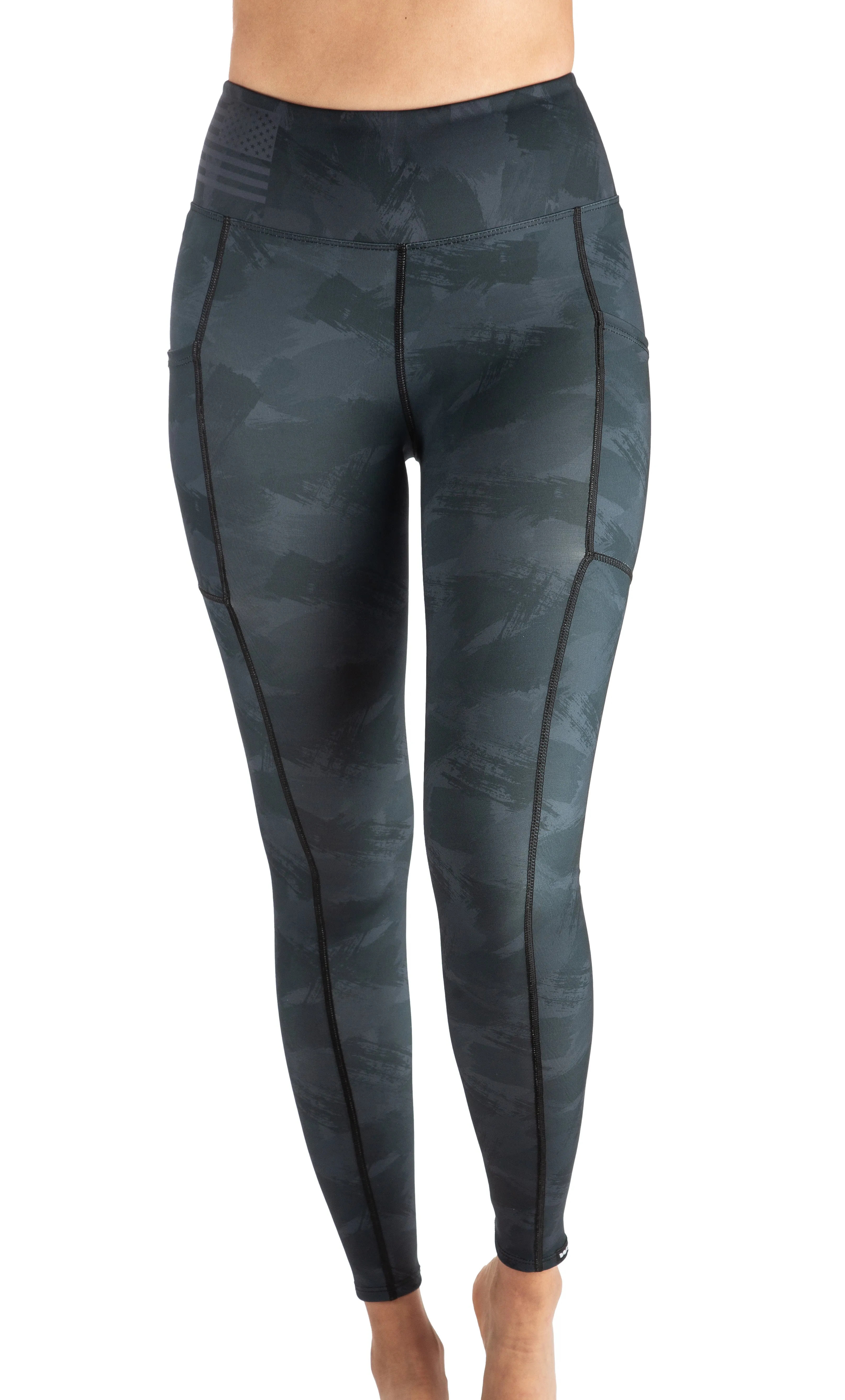 Blackout Camo Pocketed Legging