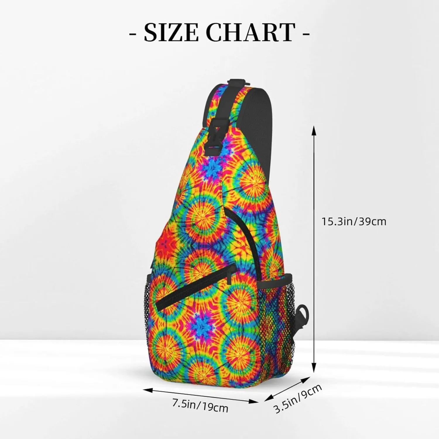 Blue Flame Chest Bags Crossbody Sling Bag Shoulder Bag Travel Hiking Daypack For Men Women