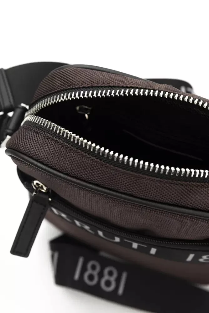 Brown Leather Men Messenger Bag